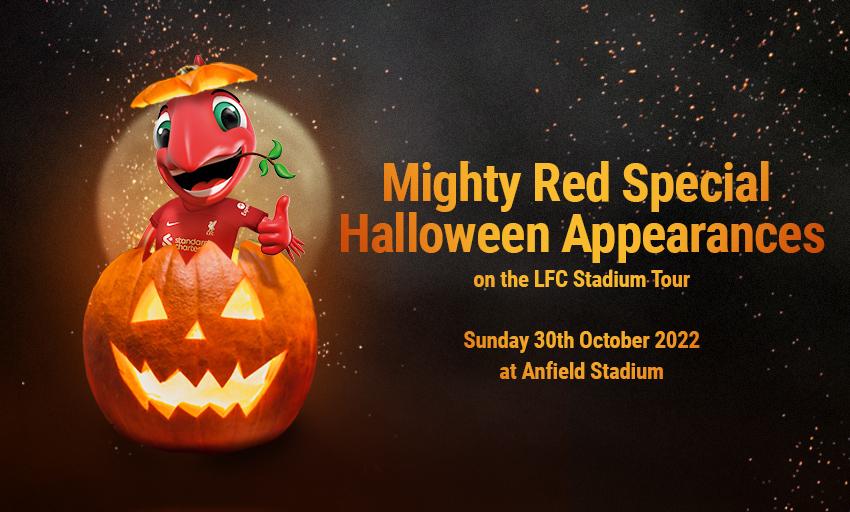 Enjoy Halloween fun with Mighty Red and LFC Stadium Tours Liverpool FC