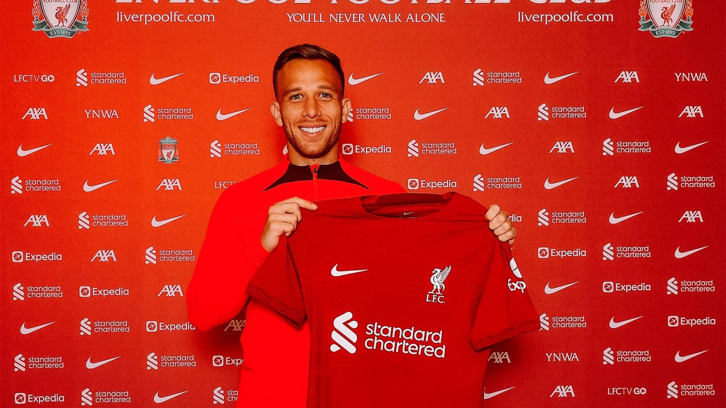 Arthur Melo Liverpool squad number confirmed