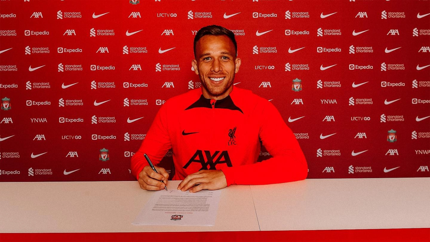 Liverpool complete signing of Arthur Melo on loan