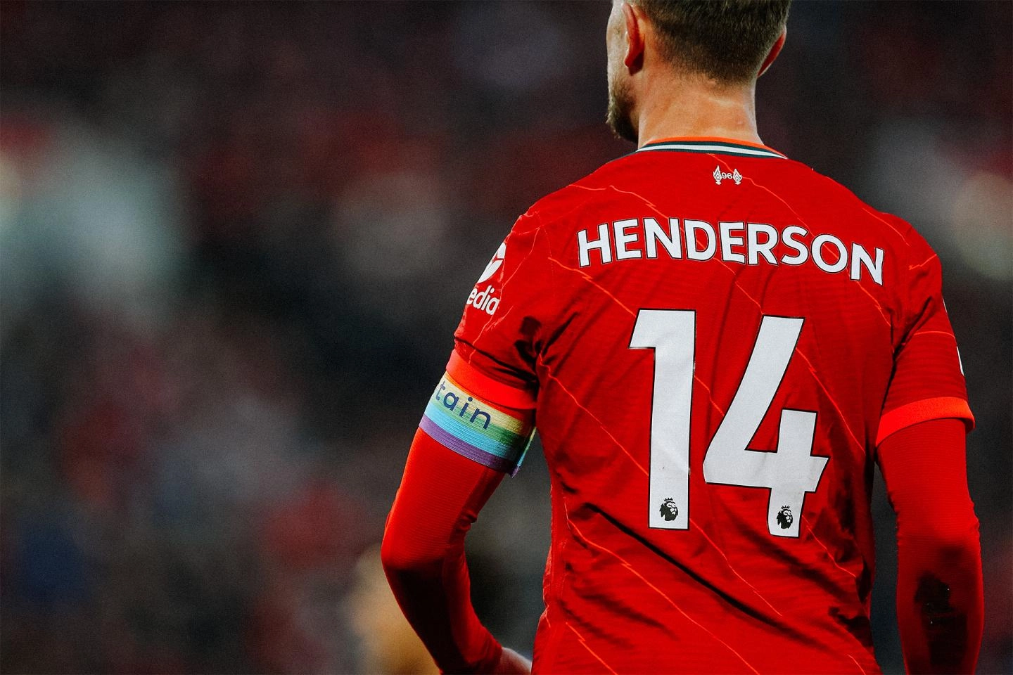 Jordan Henderson proudly displays allyship with the Rainbow Laces campaign