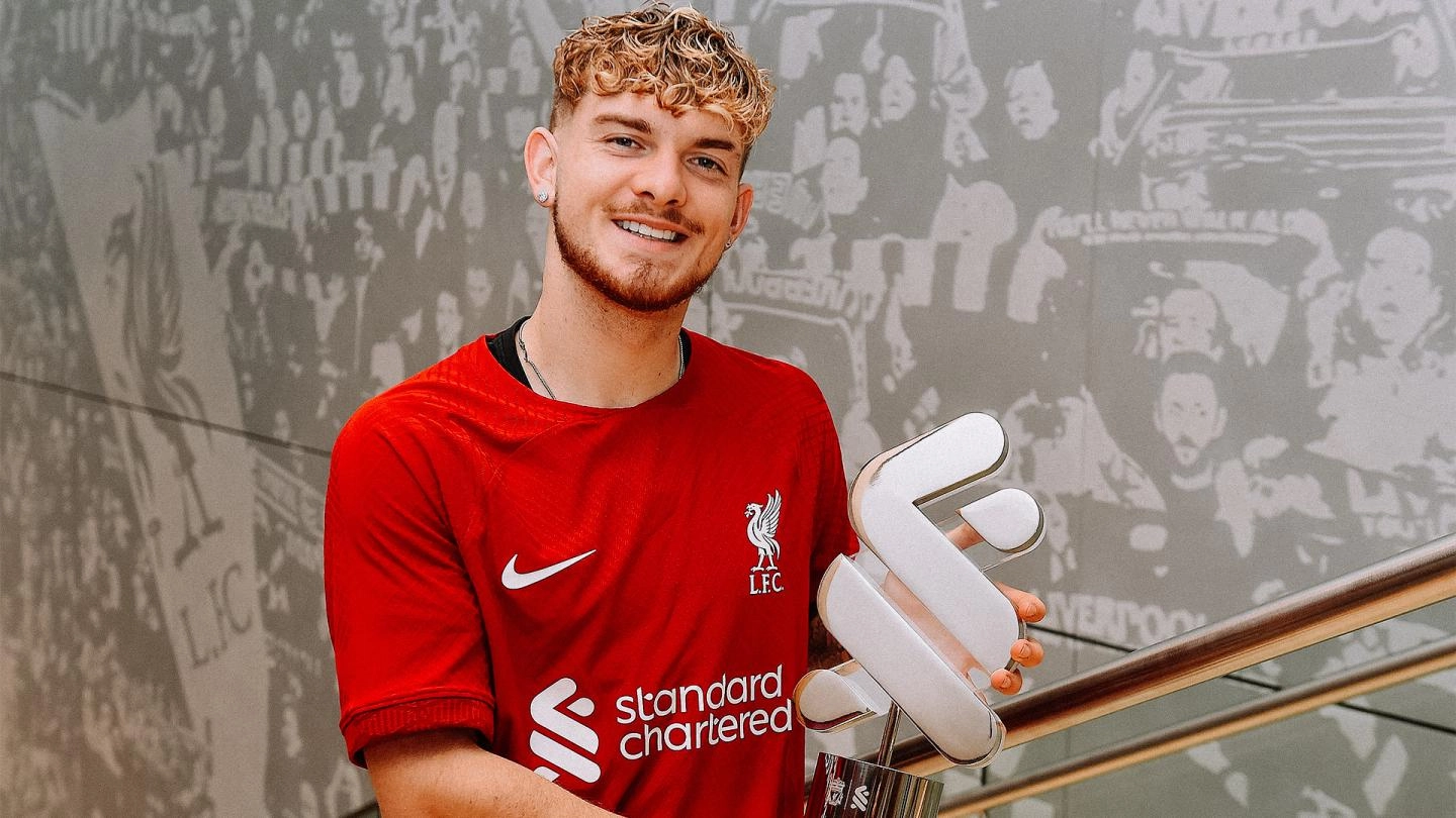 Harvey Elliott won Liverpool's Player of the Month for August and September.