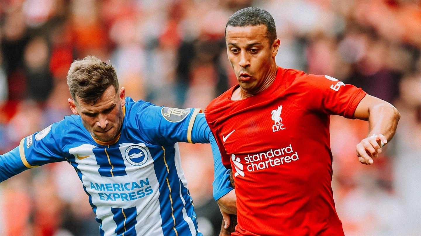 Liverpool held to 3-3 draw by Brighton at Anfield