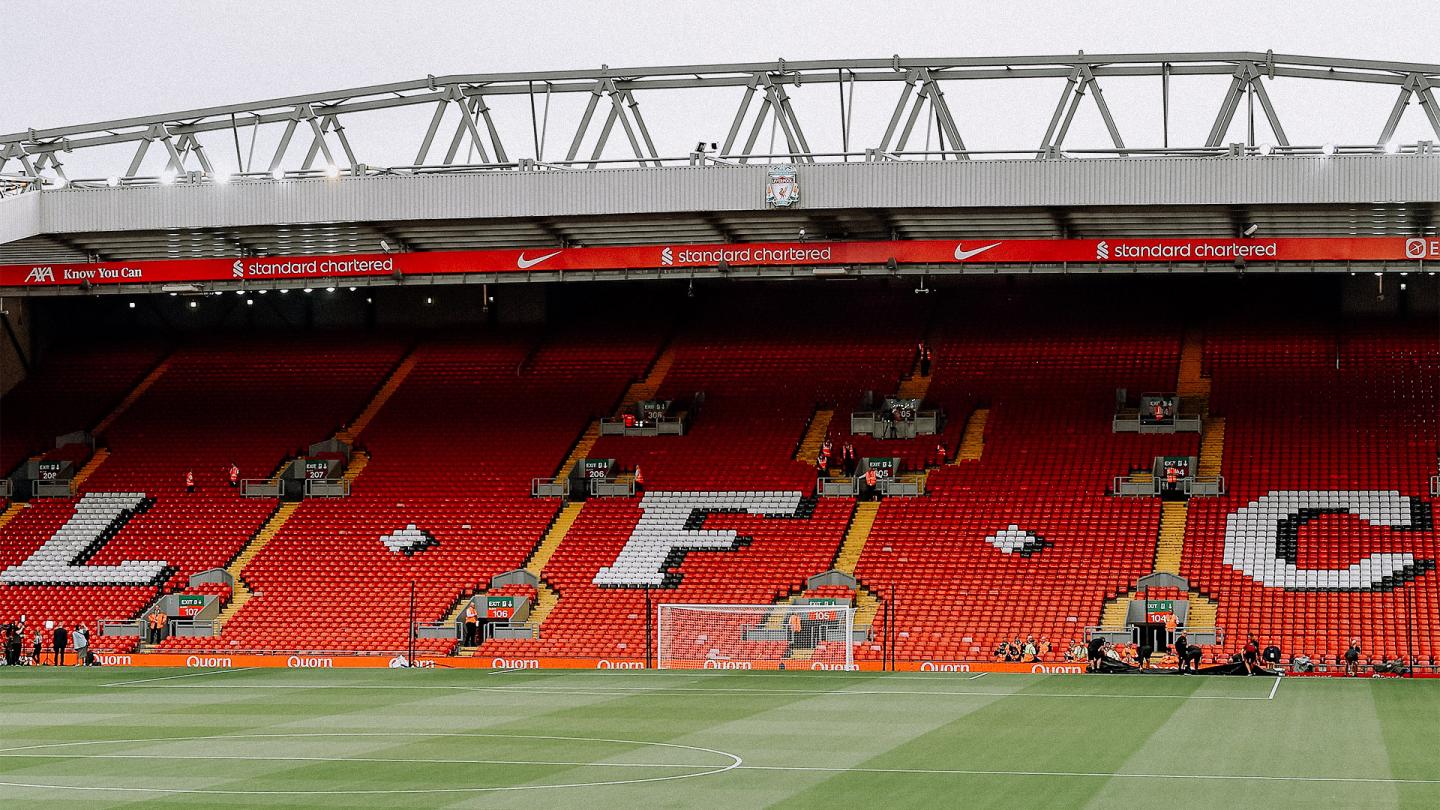 Liverpool FC Order Your Liverpool V Leicester City Matchday Programme   Anfield Kop Liverpool Fc 281122 