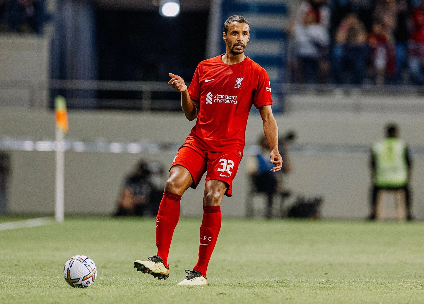 Joel Matip in action for Liverpool in the Dubai Super Cup.