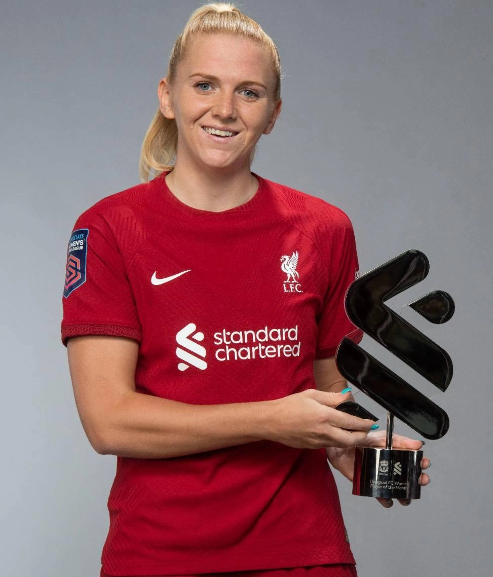 Ceri Holland voted Liverpool FC Women's Player of the Month - Liverpool FC