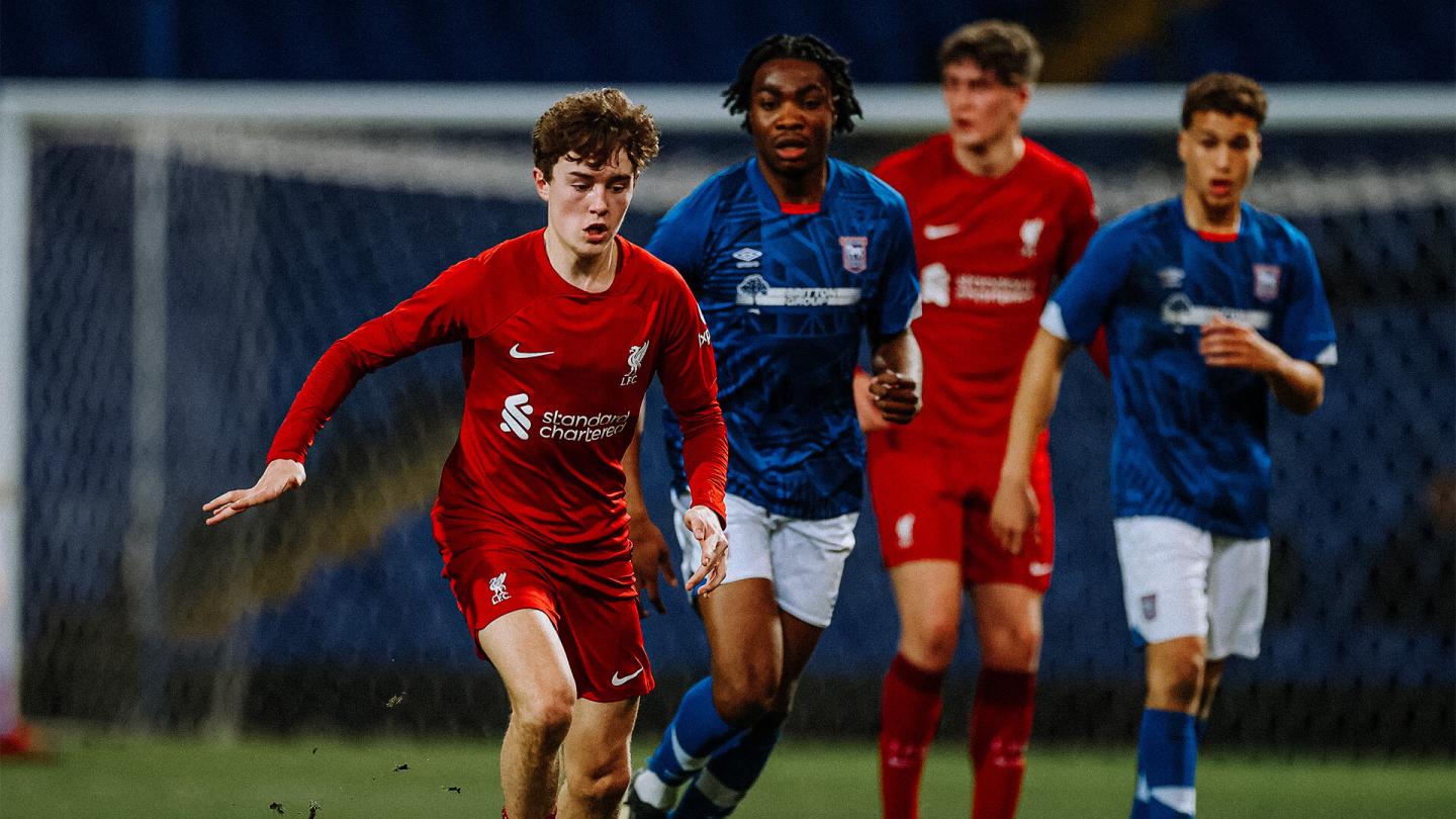 Liverpool U18s exit FA Youth Cup after defeat at Ipswich Liverpool FC