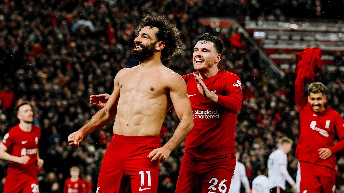 Liverpool FC - 💯 games 7⃣2⃣ goals Mo Salah's Anfield record at