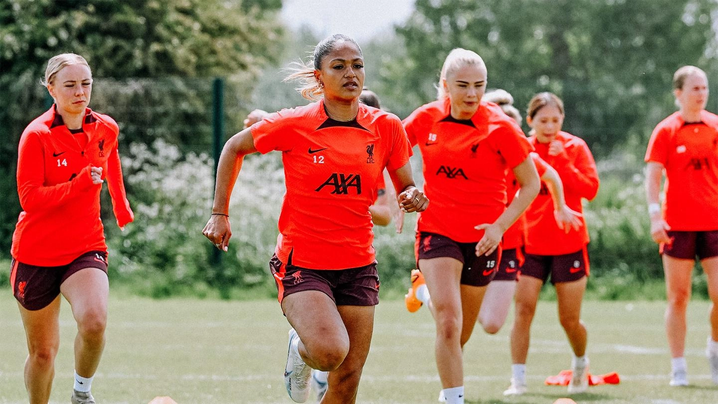 Photos: LFC Women in training ahead of trip to Villa Park 