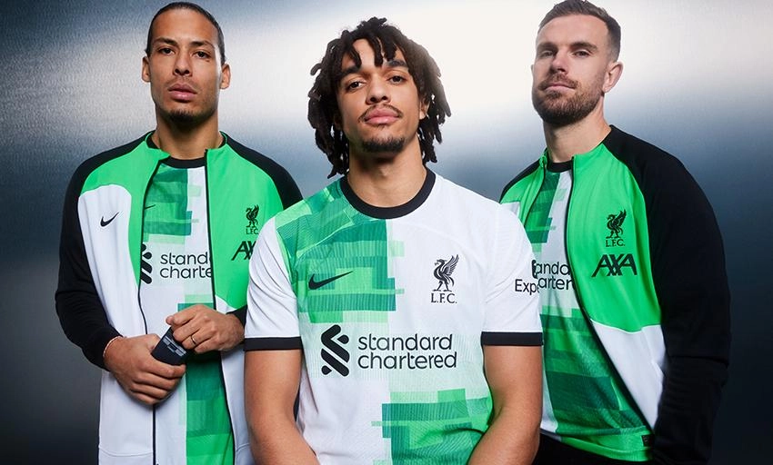 LFC unveils '90sinspired white and green away kit for 202324