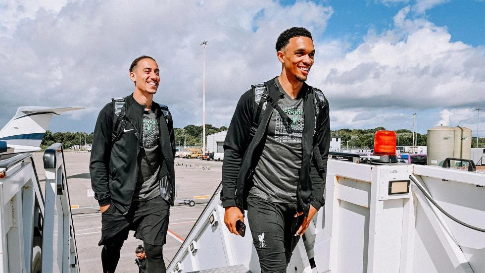 Departure photos: Liverpool set off for Germany training camp