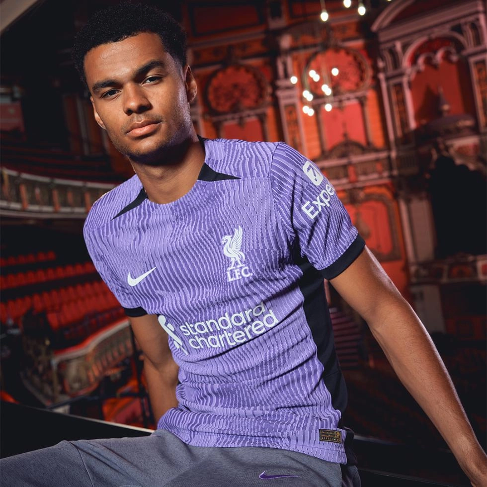 Purple Nike Liverpool FC 2023/24 Third Shirt Junior