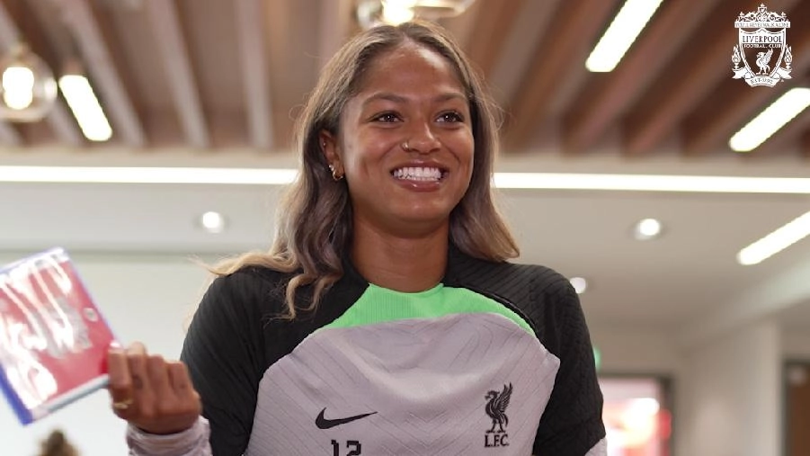 Watch: Liverpool FC Women react to EA SPORTS FC 24 ratings