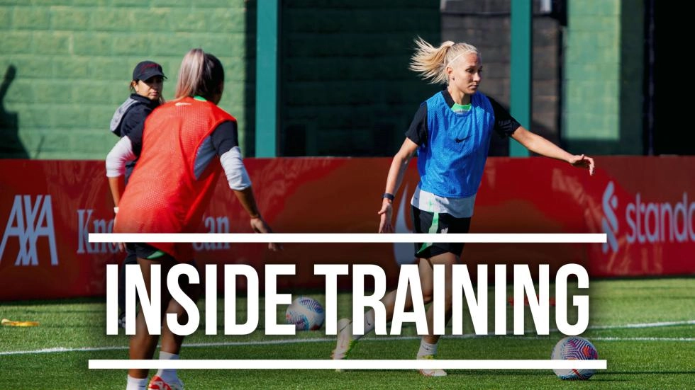 Inside Training video: Behind the scenes of LFC Women's preparations for WSL opener at Arsenal