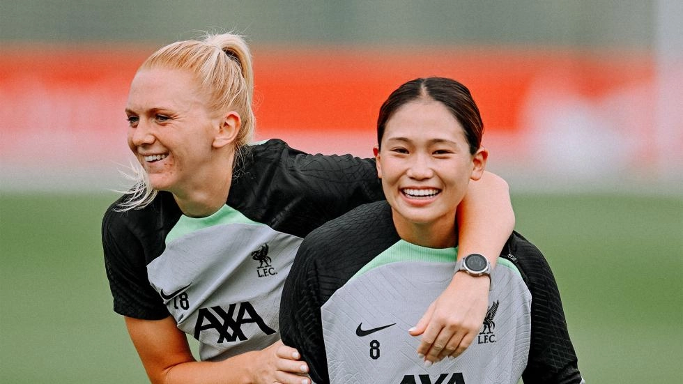 38 photos of LFC Women's first training session at Melwood