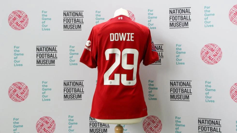 LFC Women represented by Natasha Dowie at National Football Museum exhibition