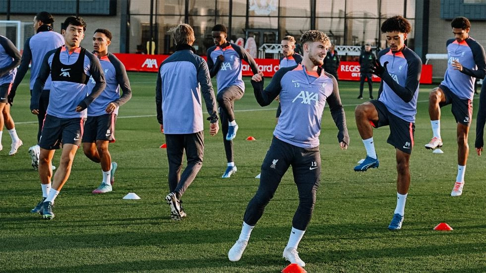 Training photos: Liverpool prepare for Europa League tie with Toulouse