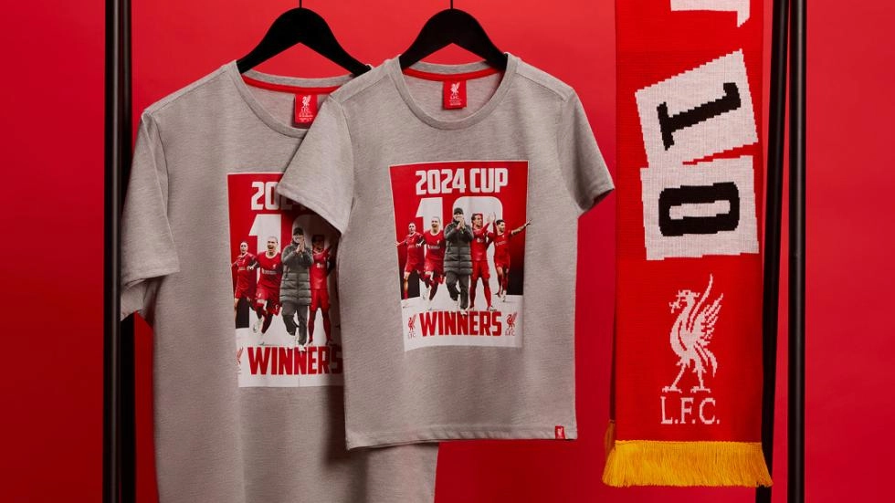 Out now: Liverpool FC's new Carabao Cup winners range