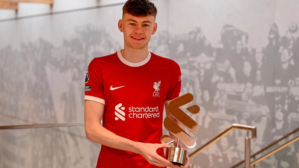 Conor Bradley voted Liverpool's Men's Player of the Month for January