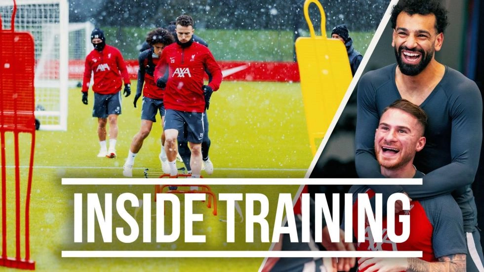 Inside Training: Gym work, attacking drills and a shooting challenge in the snow