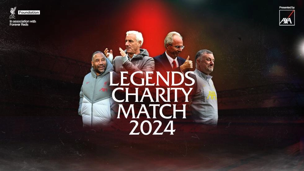 LFC Foundation Legends managers announcement graphic