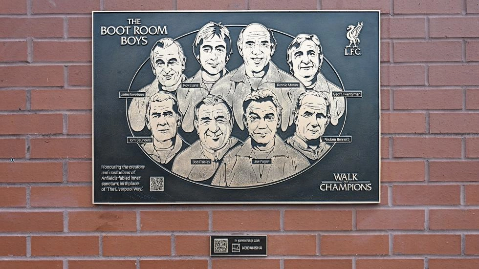 LFC unveils new Anfield tribute in honour of The Boot Room Boys