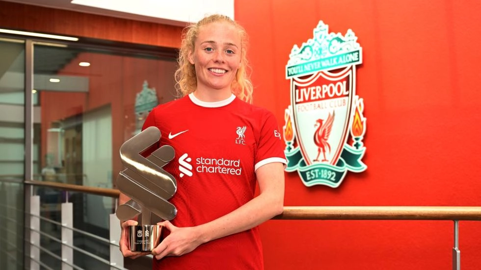 Grace Fisk wins Liverpool FC Women's Player of the Month award for March