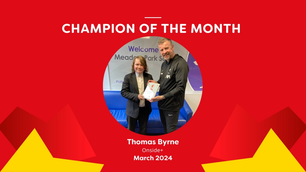 March 2024 Champion of the Month - Thomas Byrne