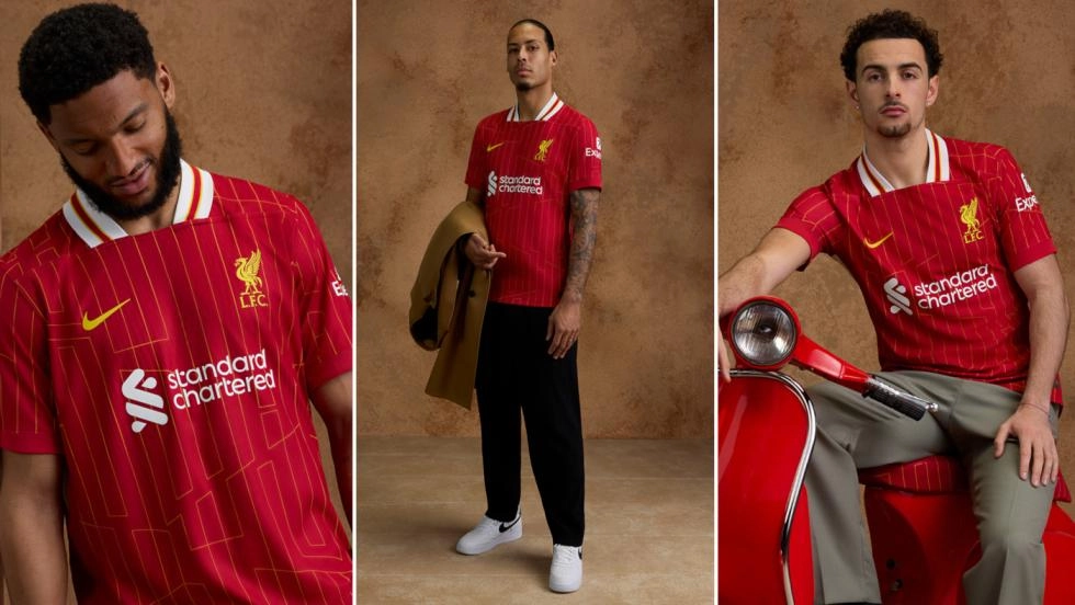 Watch: All access with the Reds at new home kit shoot