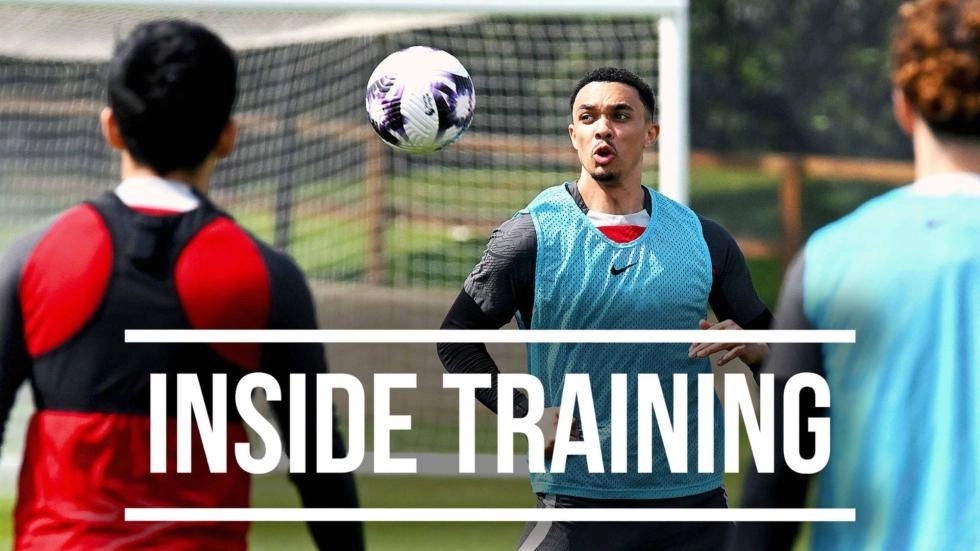 Inside Training: Watch Liverpool's gym work and small-sided games ahead of Spurs