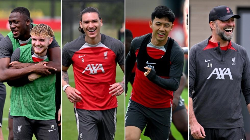 50 training photos: Liverpool continue work ahead of Aston Villa trip