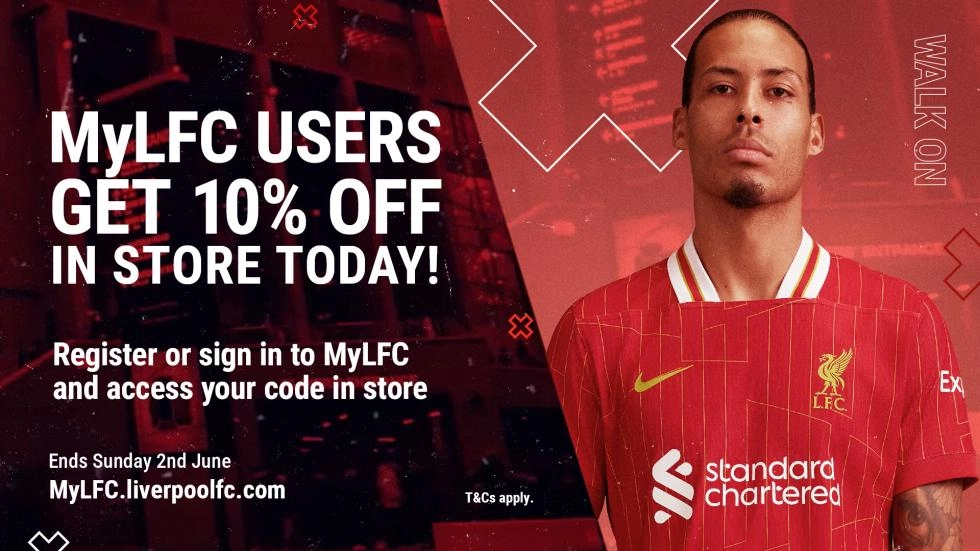 MyLFC users get 10% off in selected LFC stores