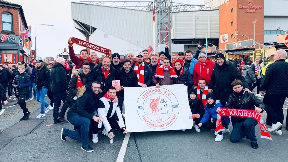 We Love You Liverpool: Conheça o clube oficial de torcedores do LFC... Tessalônica