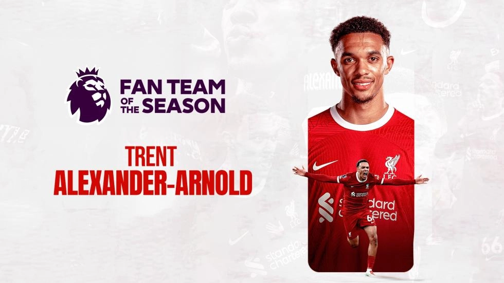 Trent Alexander-Arnold named in Premier League Fan Team of the Season