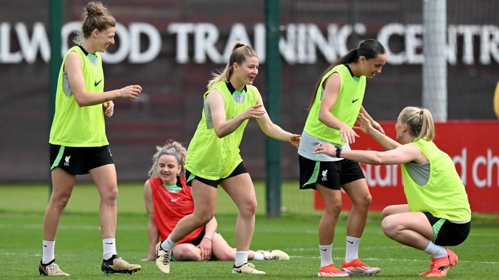Training photos: LFC Women complete Friday session at Melwood