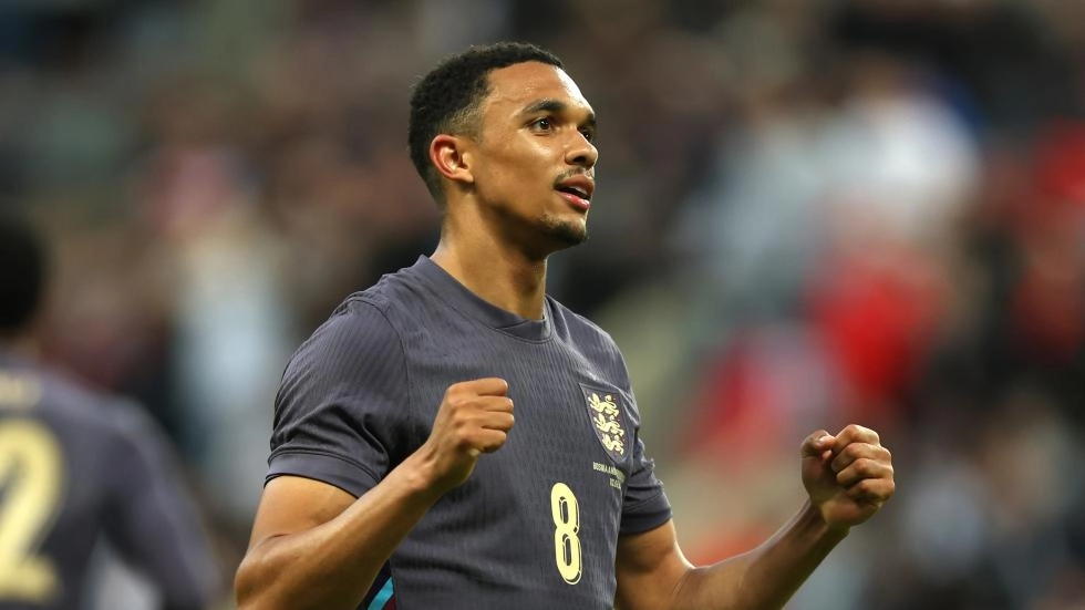 Trent Alexander-Arnold reflects on 'positive night' after scoring for England