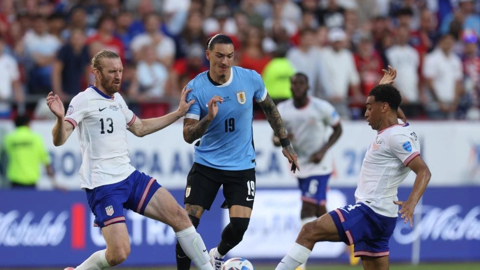 Copa America: Darwin Nunez aiuta l'Uruguay a battere gli Stati Uniti per mantenere il record perfetto