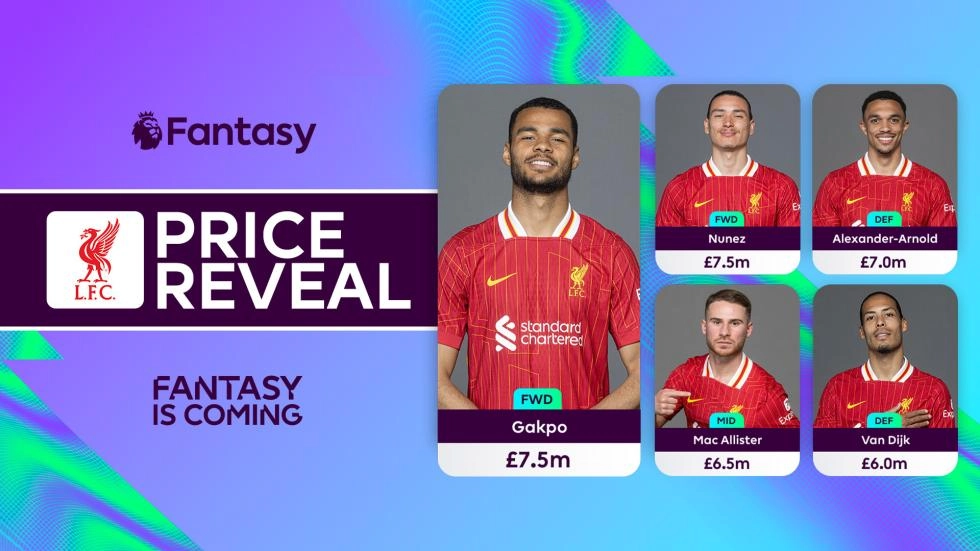 Fantasy Premier League price revealed for five more Liverpool players