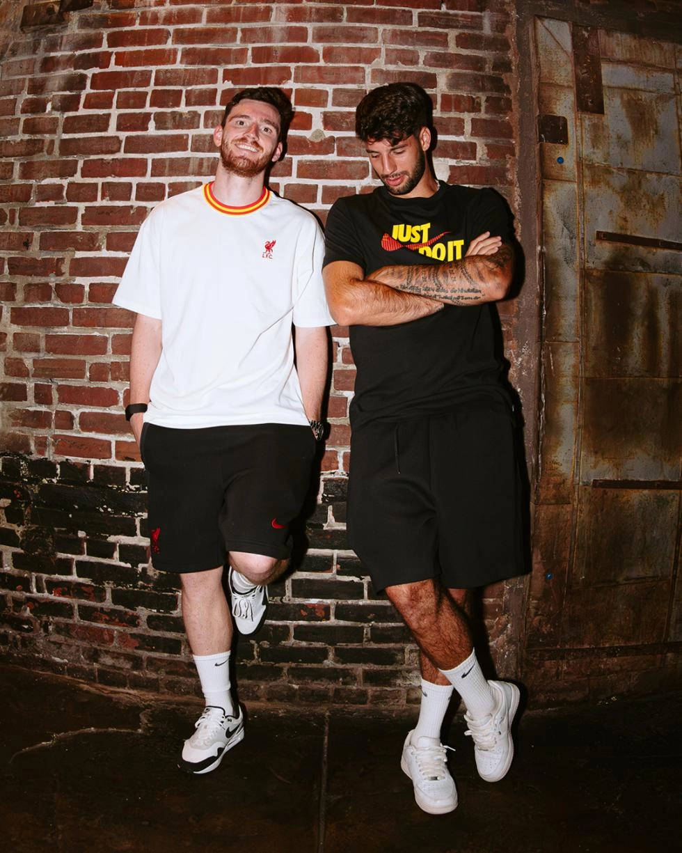 Shop now: Liverpool players model new Nike lifestyle range