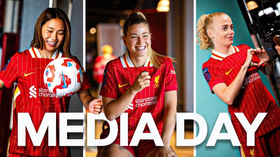 Behind the scenes of LFC Women's 2024-25 media day