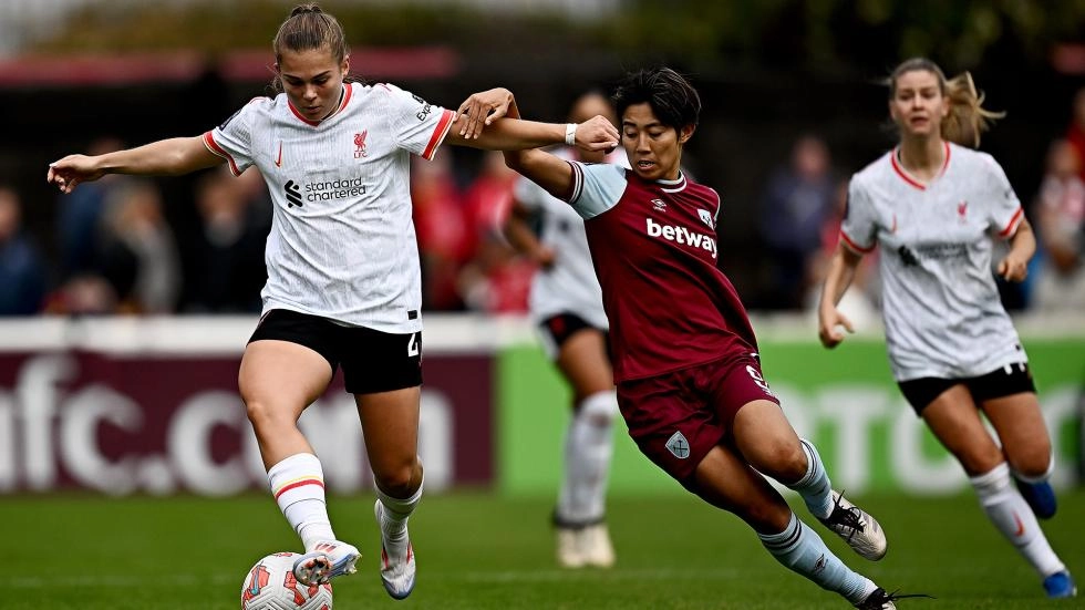 Veja os resumos da WSL: West Ham United 1-1 Liverpool