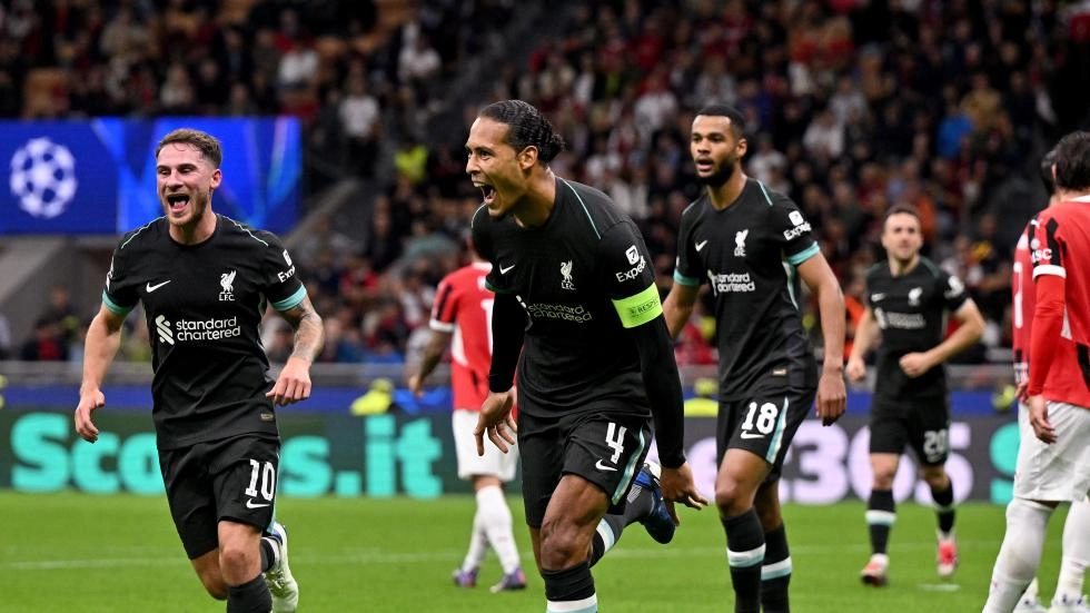 Liverpool eröffnet die Champions League-Saison mit einem Sieg beim AC Milan