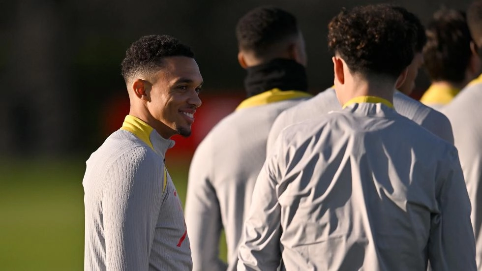 Photos: Trent trains as Liverpool prepare for Champions League meeting with Real Madrid