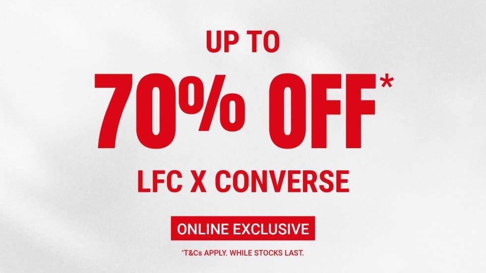 Oferta: consigue ahora hasta un 70% de descuento en la colección LFC x Converse