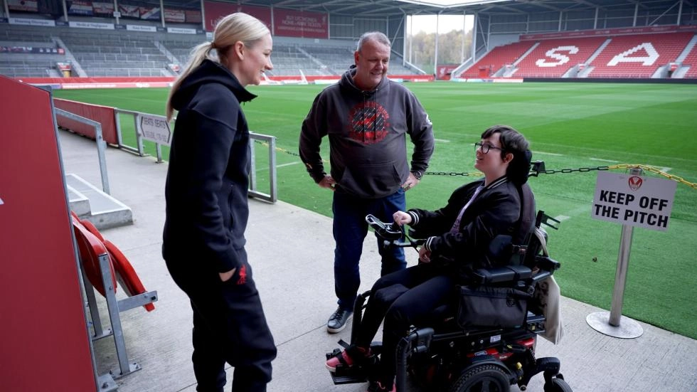 Watch: Liverpool FC superfan Sally surprised with special stadium tour