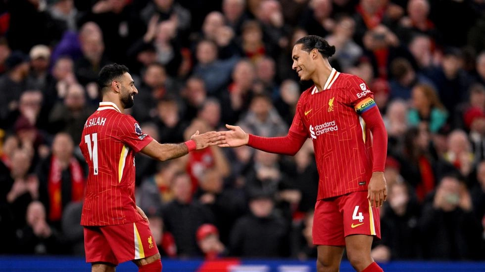 'A great day' – Mo Salah and Virgil van Dijk assess Liverpool 2-0 Man City