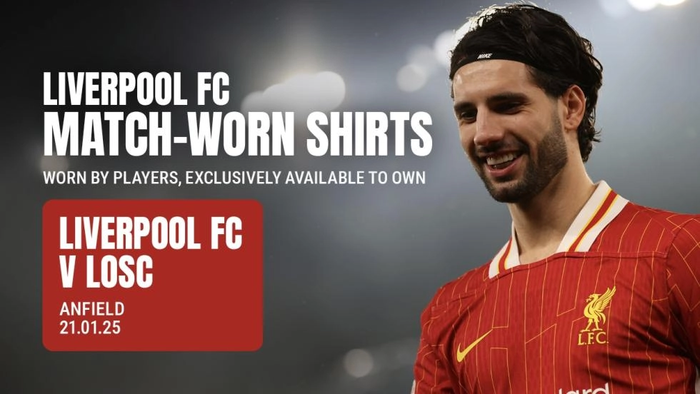 Bid on match-worn Liverpool shirts from Champions League win over Lille