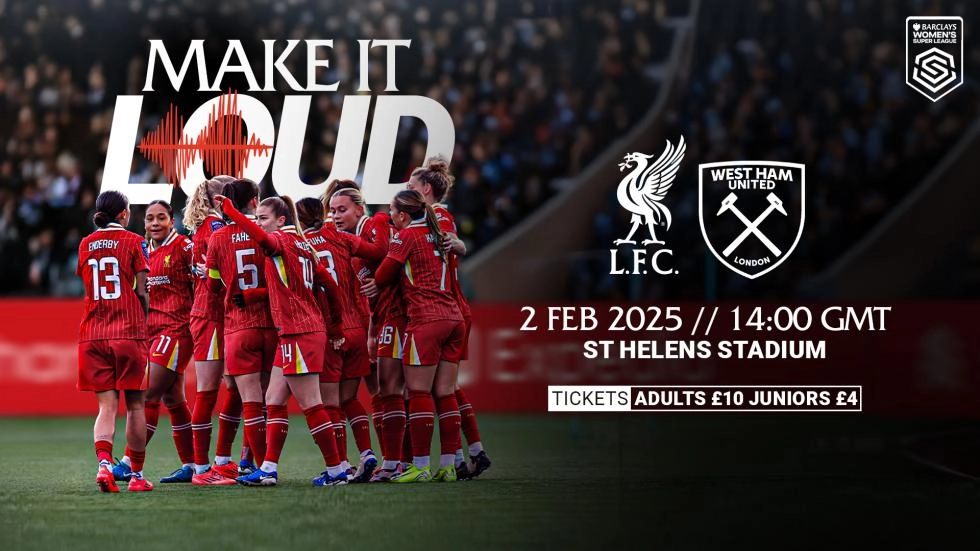 Liverpool x West Ham United: Reserve ingressos para a WSL online