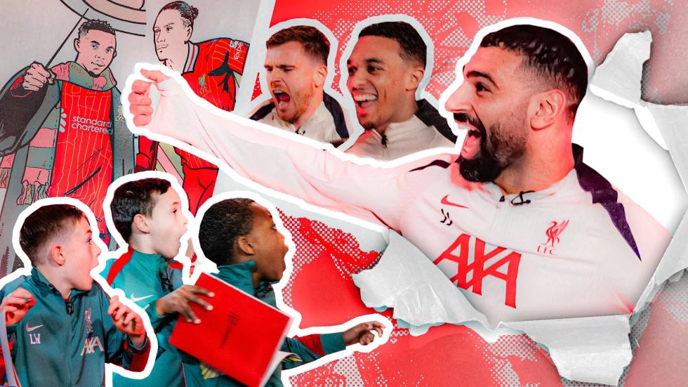 Watch: Alexander-Arnold, Robertson and Salah's World Book Day surprise with Kodansha