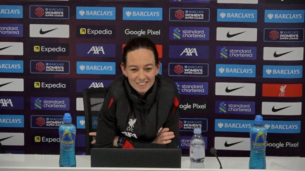 Watch Amber Whiteley's press conference ahead of Arsenal v LFC Women