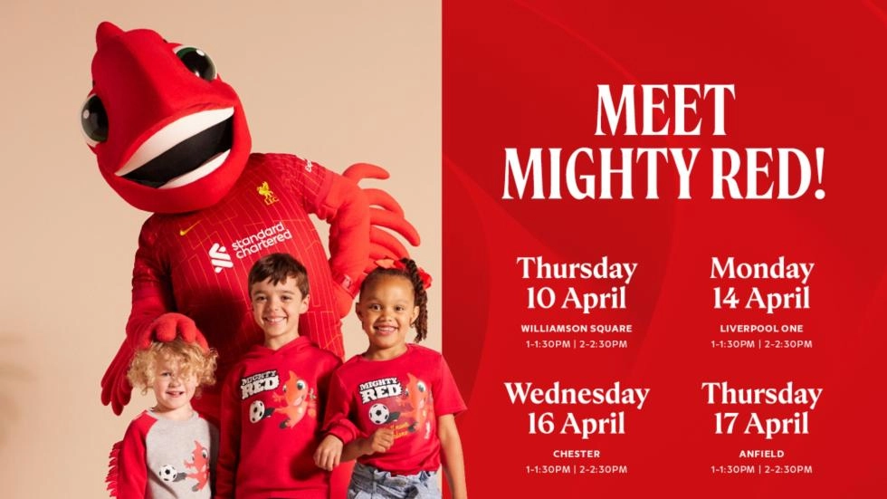 Easter fun with Mighty Red coming to LFC stores